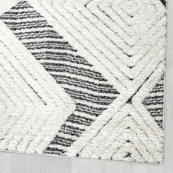 Alfombra Gris 160x230 cm Moderno-3