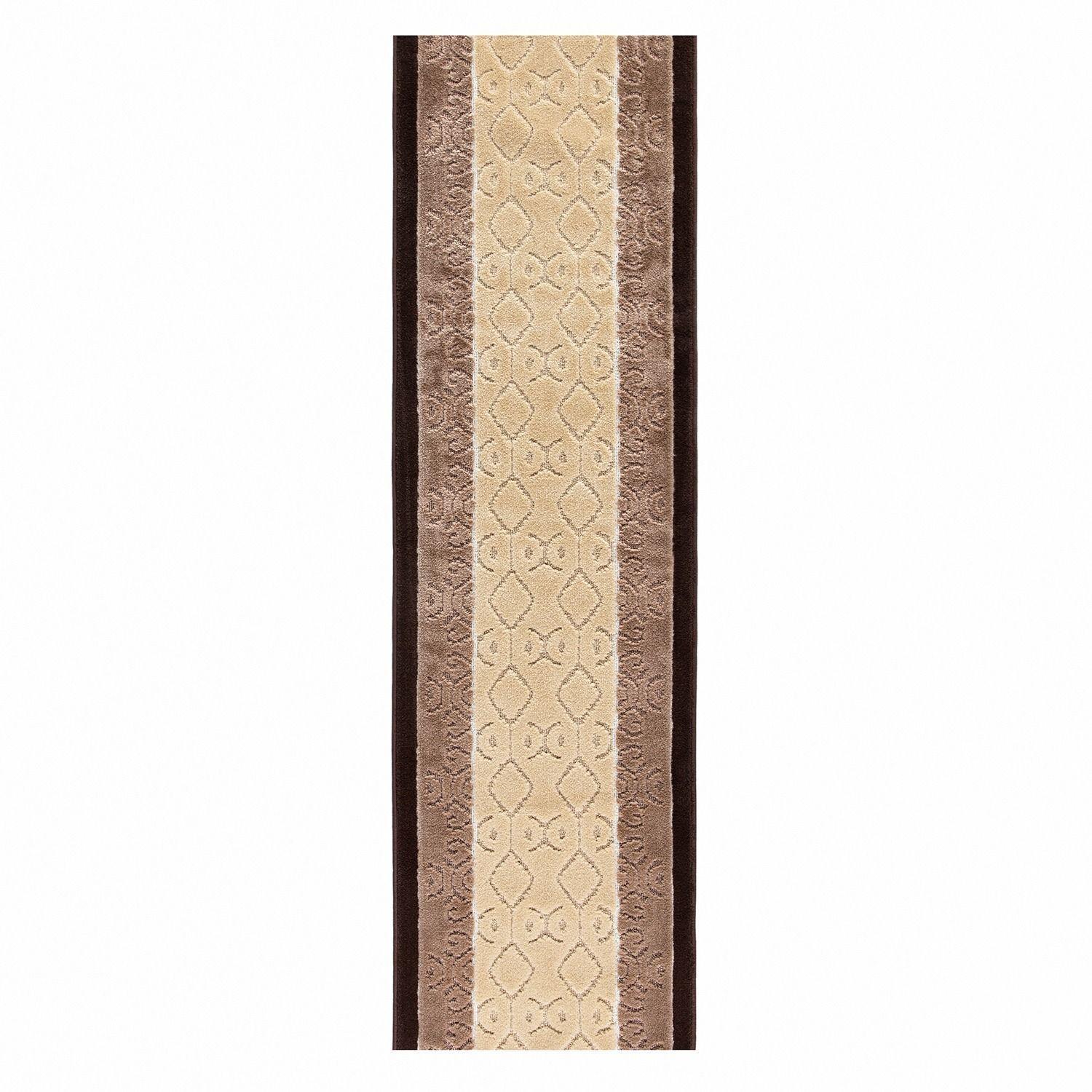 Alfombra Pasillo Café 67 cm x 7 metros con Goma Sin Overlock-1