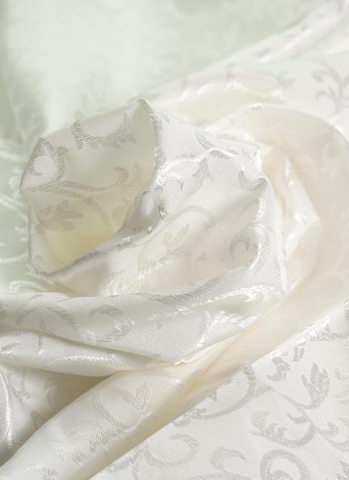 Mantel Bordado y Antimanchas Blanco Textil Turco-2