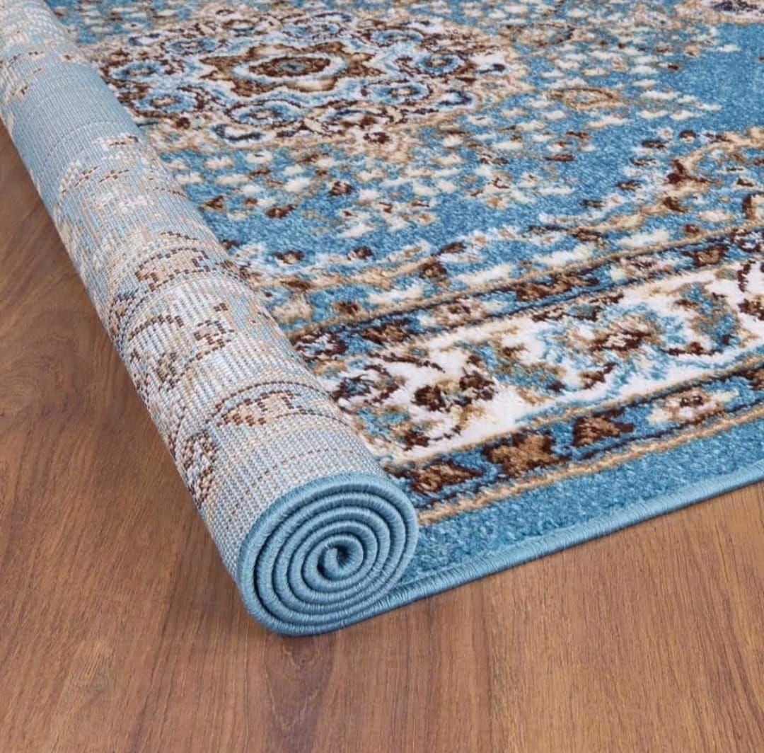Alfombra Turca 244x305 cm Celeste Clasico-3