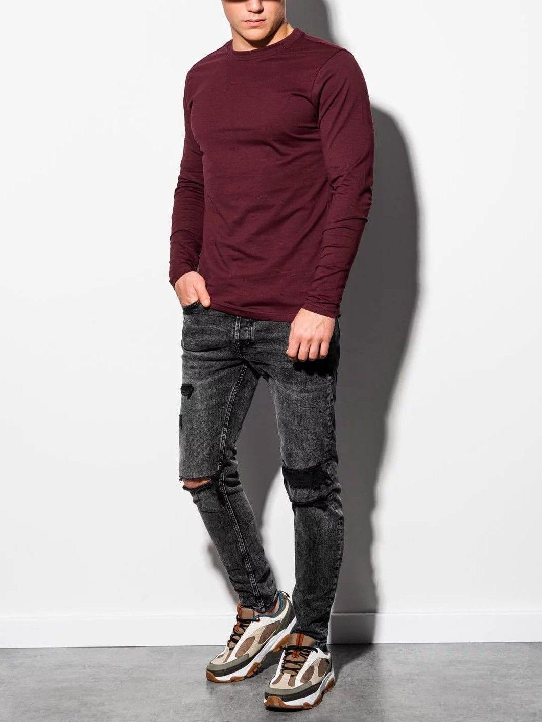 Polera Casual Manga Larga -1