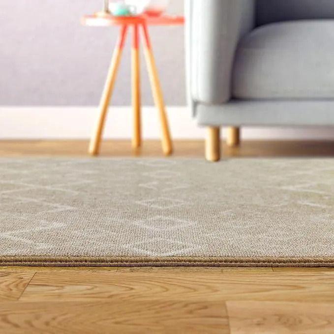 Alfombra Pasillo Beige 60 cm x 3 metros Con Goma ANTIDESLIZANTE-2