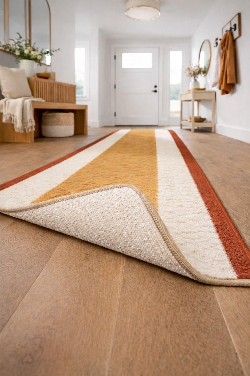 Alfodia Alfombra de Pasillo Cafe 70 cm x 6 metros con Goma Sin Overlock-2