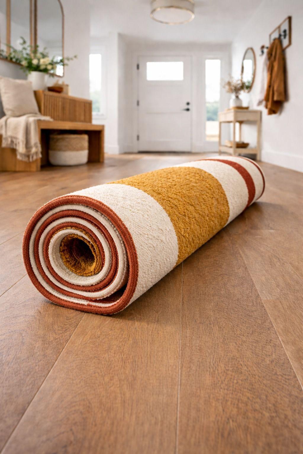 Alfodia Alfombra de Pasillo Cafe 70 cm x 6 metros con Goma Sin Overlock-4