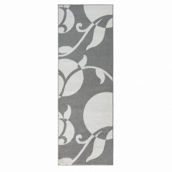 Alfombra Pasillo 70x230 Moderno Gris Blanco-5