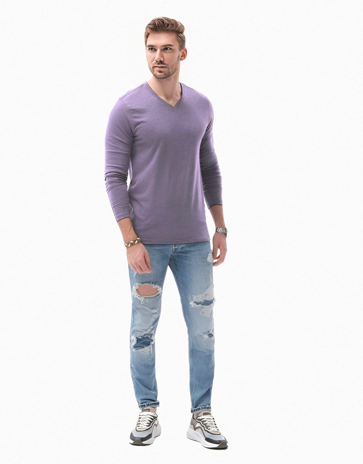 Polera Hombre Manga Larga Casual-1