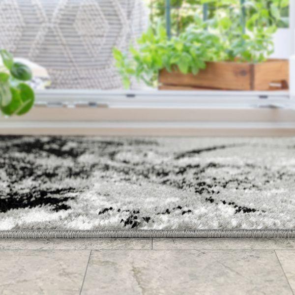 Alfombra Pasillo 70x230 Gris Moderno -2