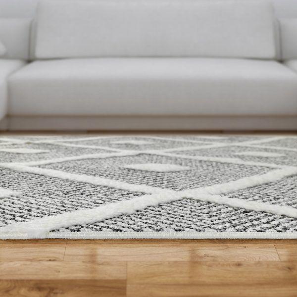 Alfombra Gris 120x180 cm Moderno-2