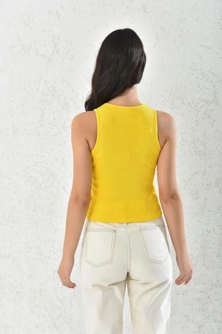 Polera Mujer Amarillo Talla S-3