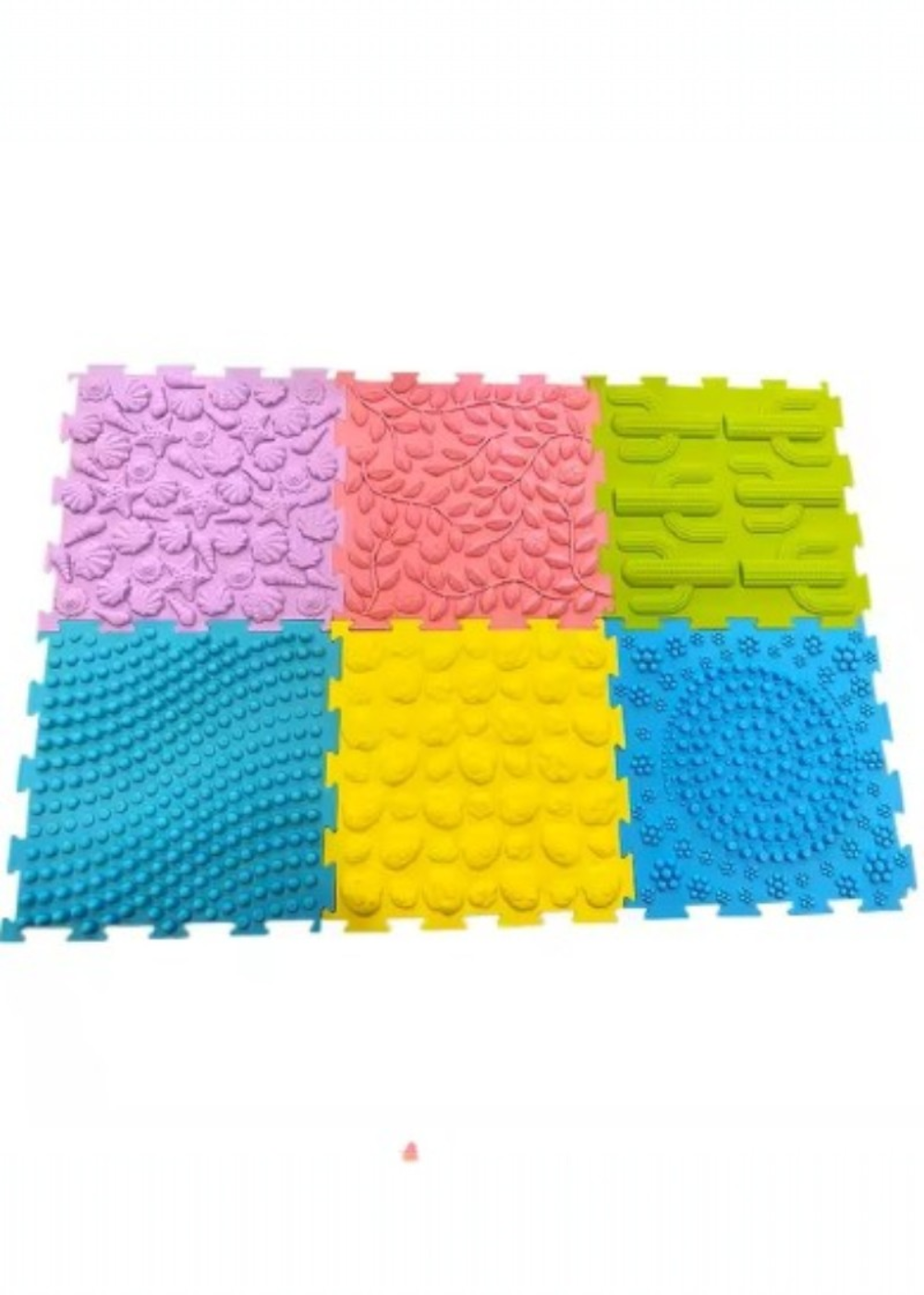 SET PISOS ALFOMBRAS CONECTABLES DE GOMA DIFERENTES TEXTURAS 6 UNIDS-2