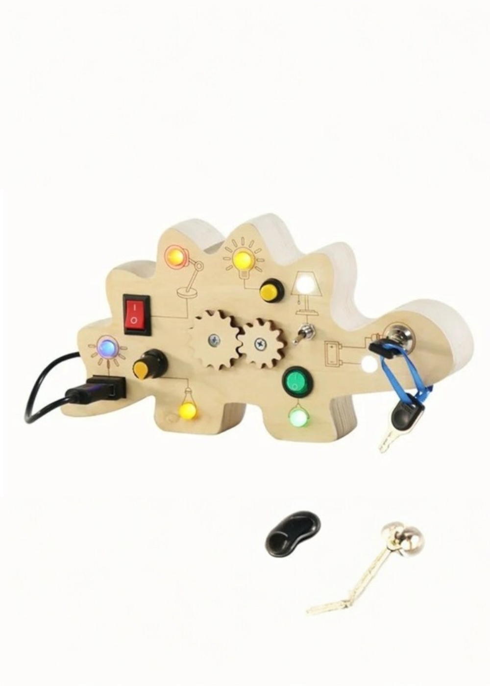 TABLERO DE ACTIVIDADES MONTESSORI DINOSAURIO-1