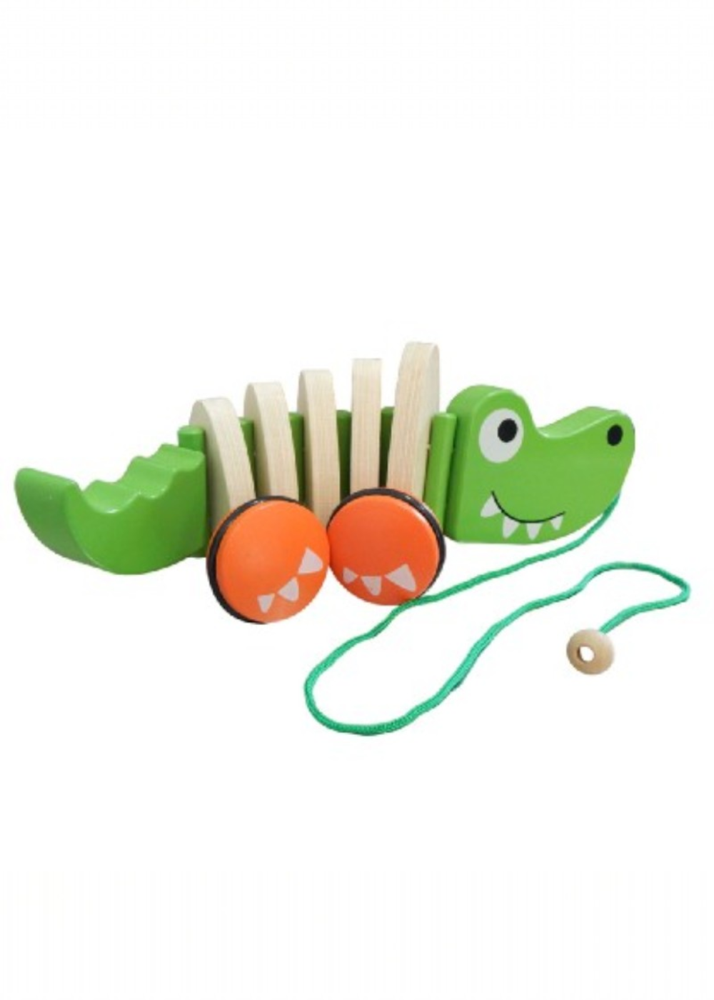 COCODRILO JUEGO DE ARRASTRE DE MADERA-2