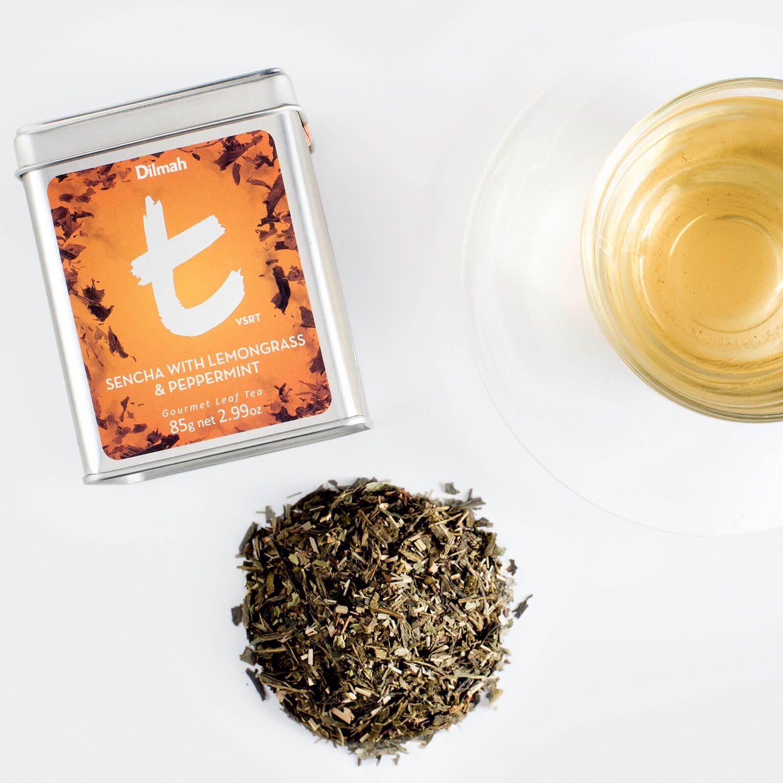 Te Verde en Hojas Lemongrass y Menta T-Series Dilmah 85 grs-4