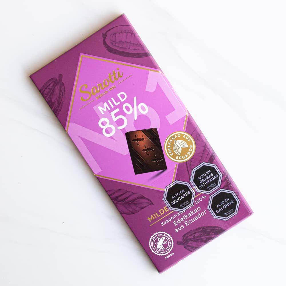 Chocolate amargo 85% cacao Sarotti 100 grs-1