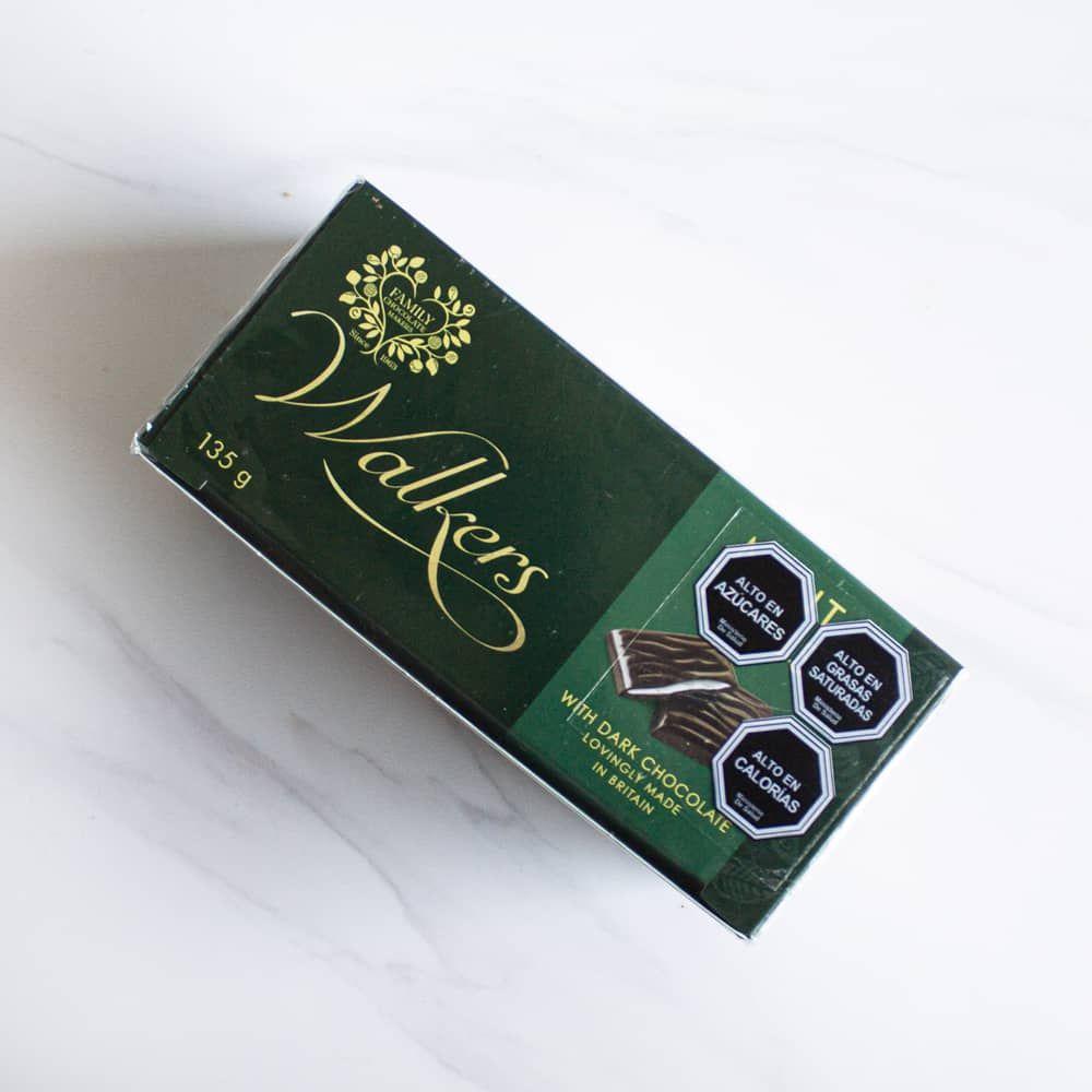 Chocolate Amargo Mint Thins Walkers 135 grs-0