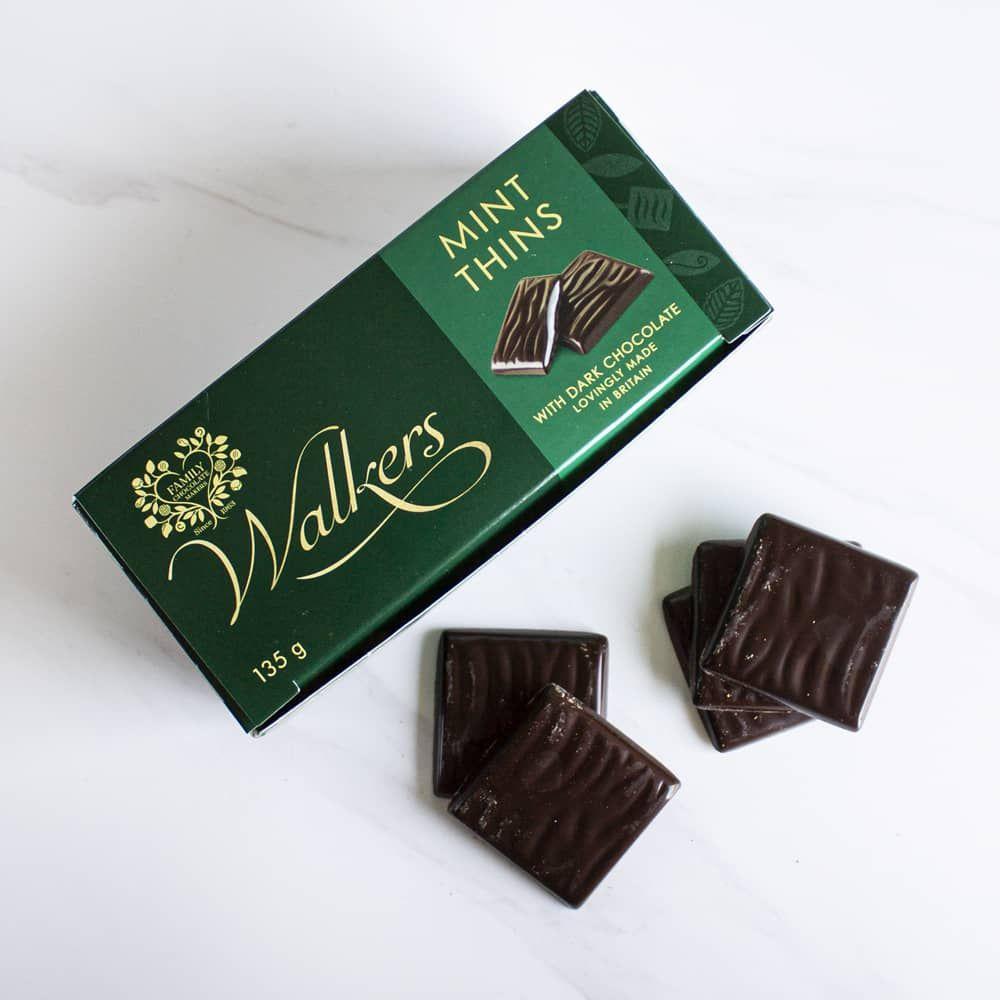 Chocolate Amargo Mint Thins Walkers 135 grs-1