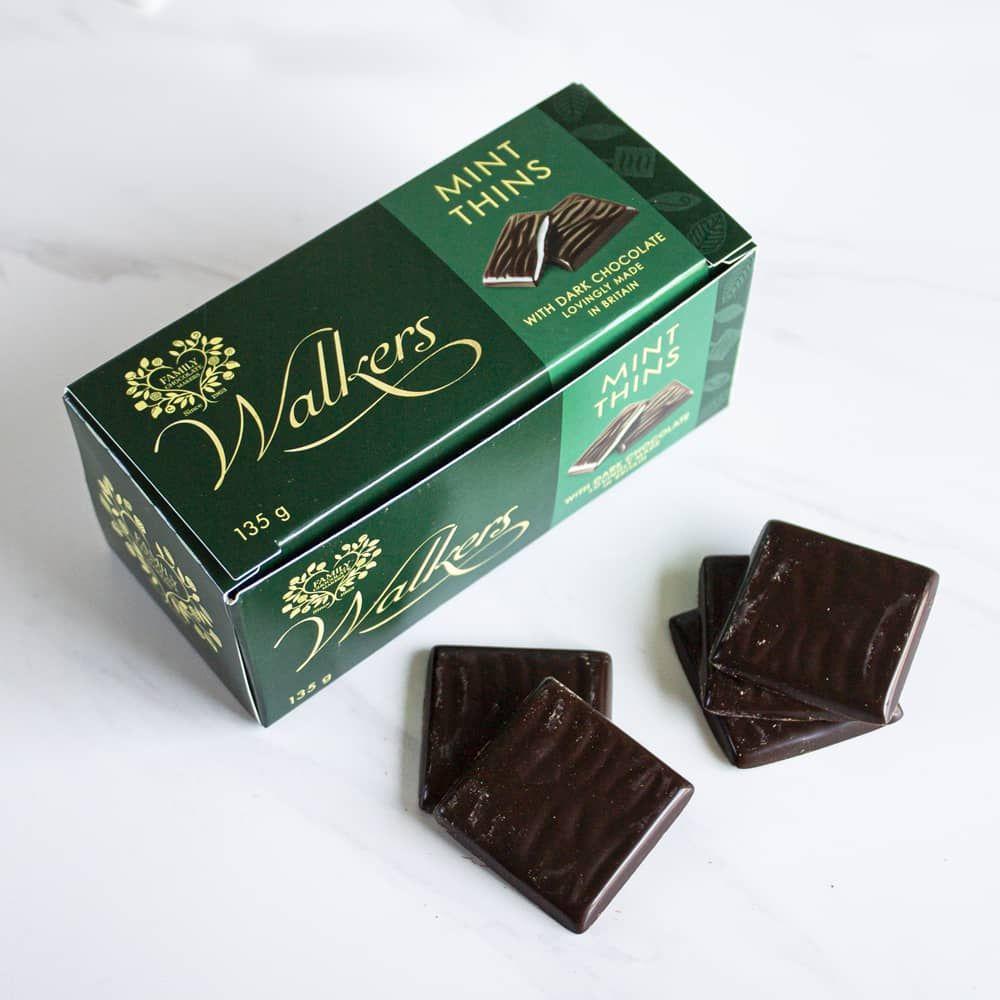 Chocolate Amargo Mint Thins Walkers 135 grs-2