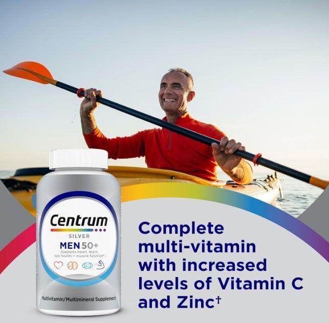 MULTIVITAMINICO CENTRUM SILVER MEN 50+ 200 TABLETAS-3