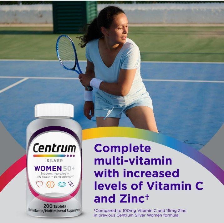 MULTIVITAMINICO CENTRUM SILVER WOMAN 50+ 200 TABLETAS-5