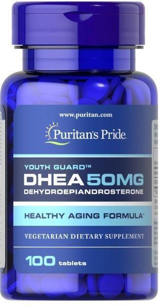 Puritans Pride DHEA 50mg 100 tabs-0