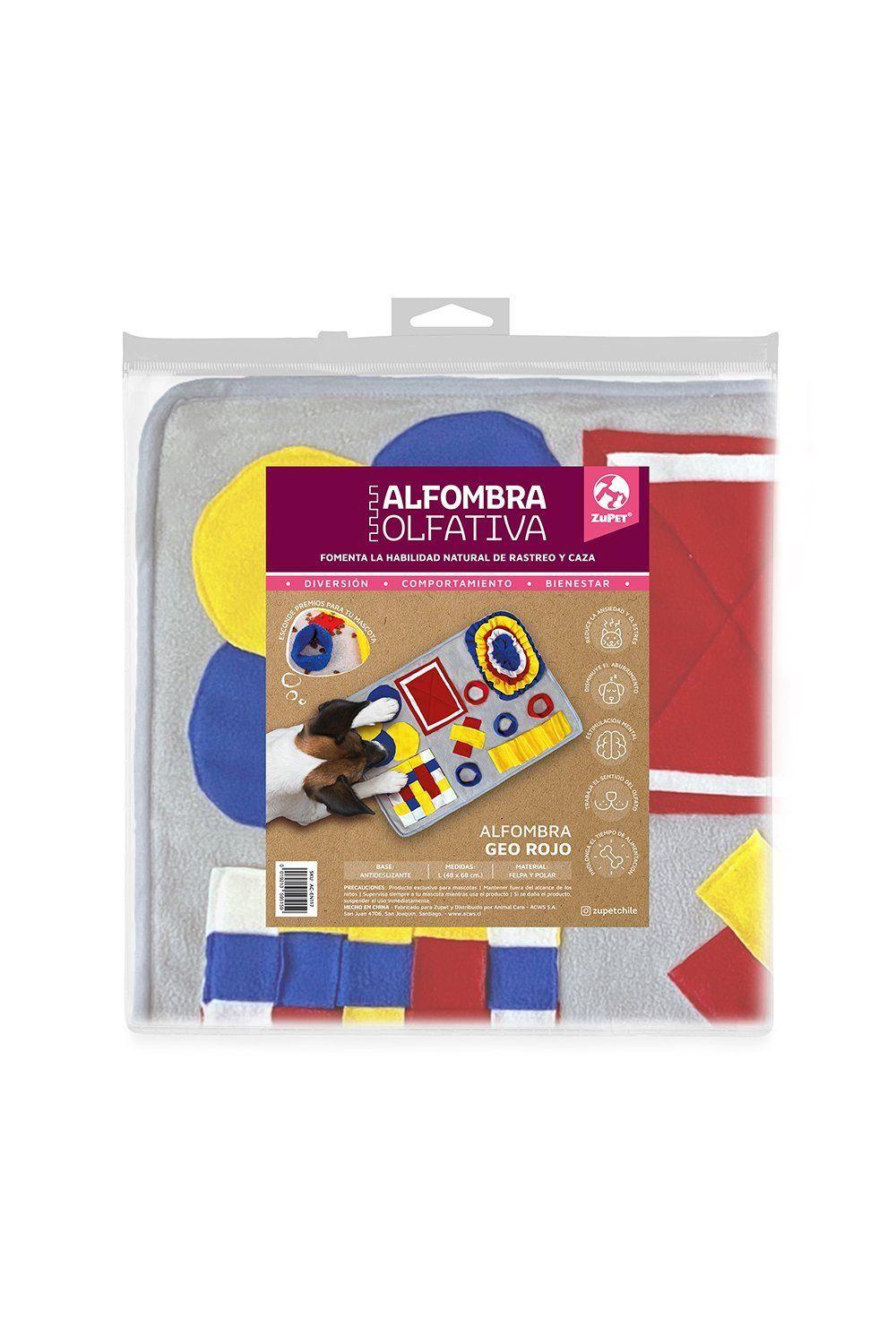 ALFOMBRA OLFATIVA Perro GEO ROJO Zupet-3
