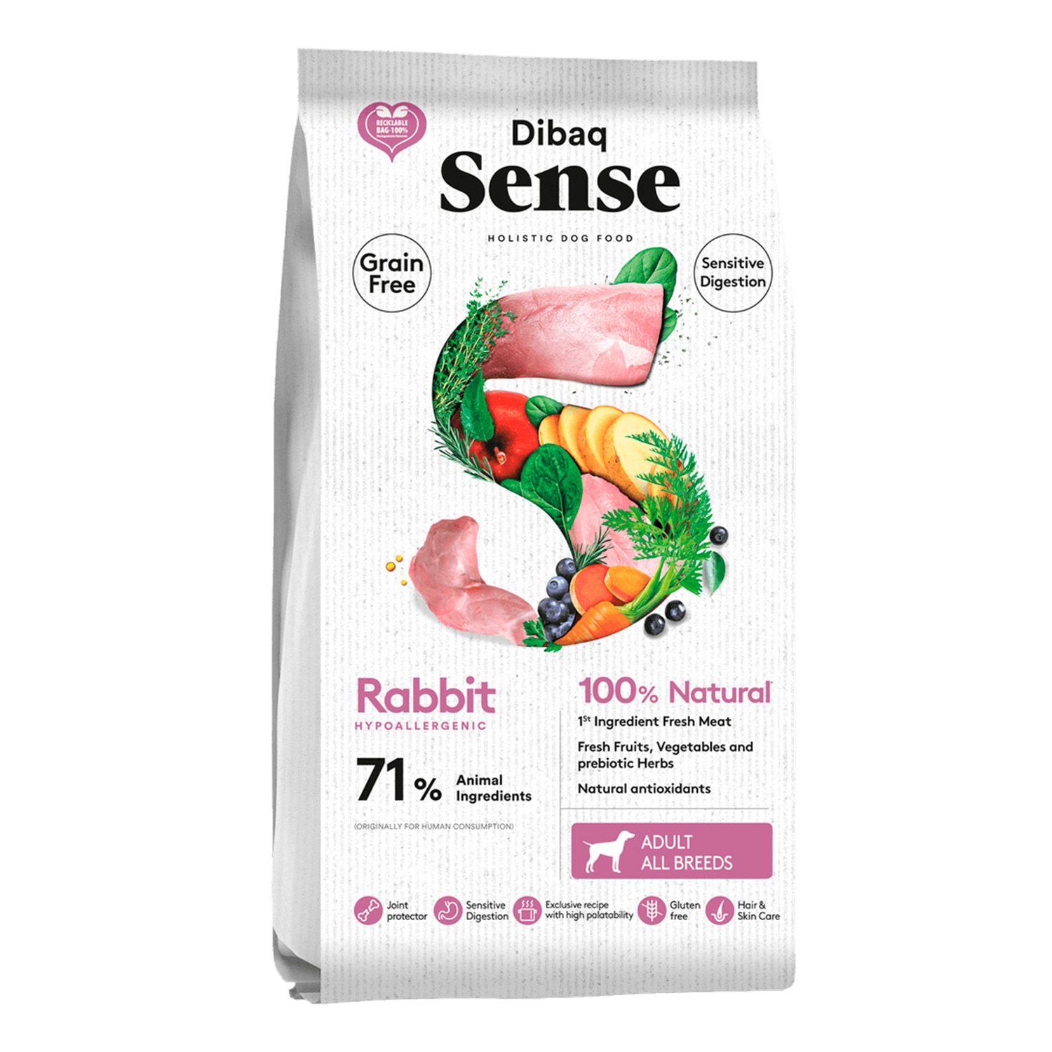 ALIMENTO PERRO ADULTO CONEJO 2 KG SENSE-0