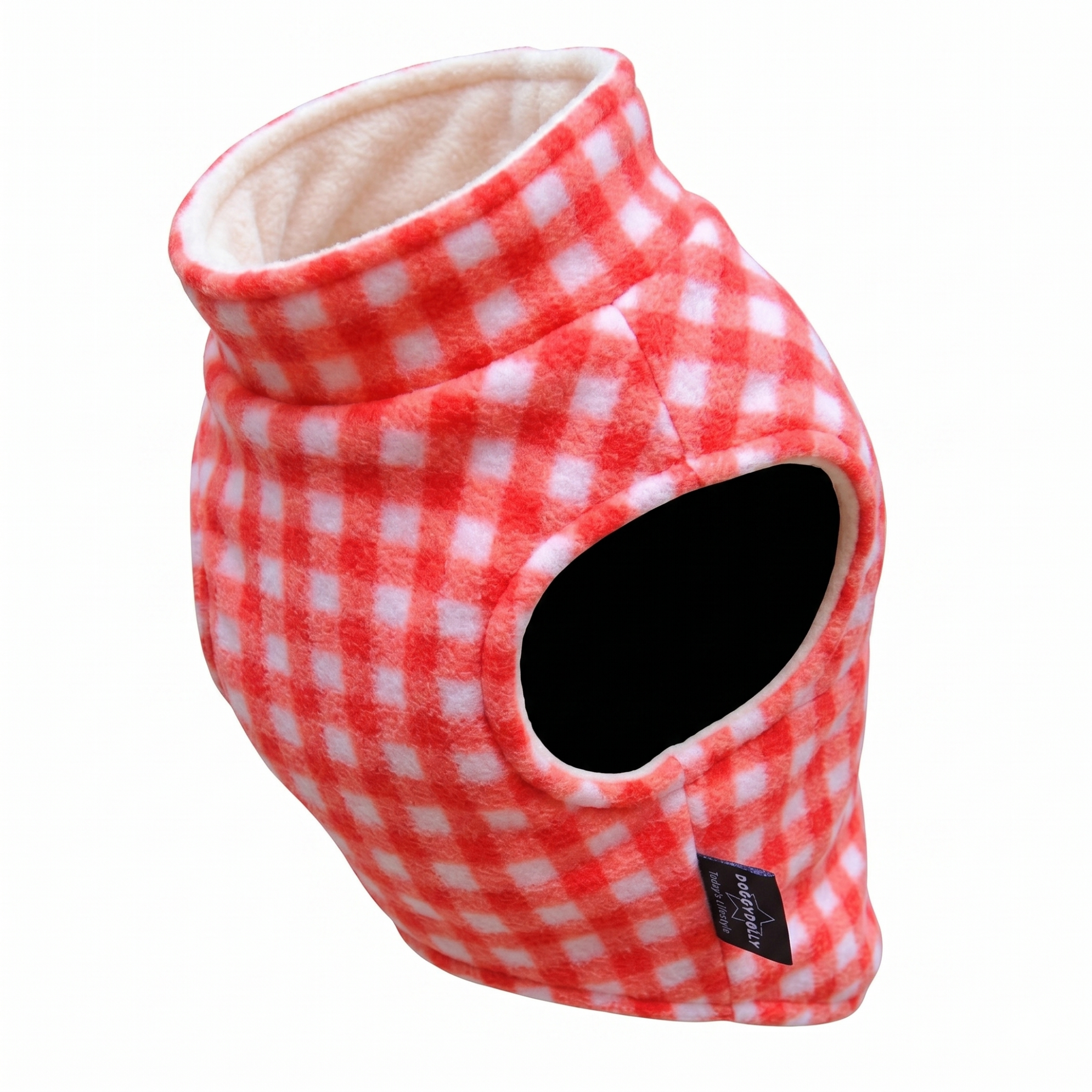 ABRIGO LENADOR ROJO RAZAS PEQUEÑAS TALLA XXL-3