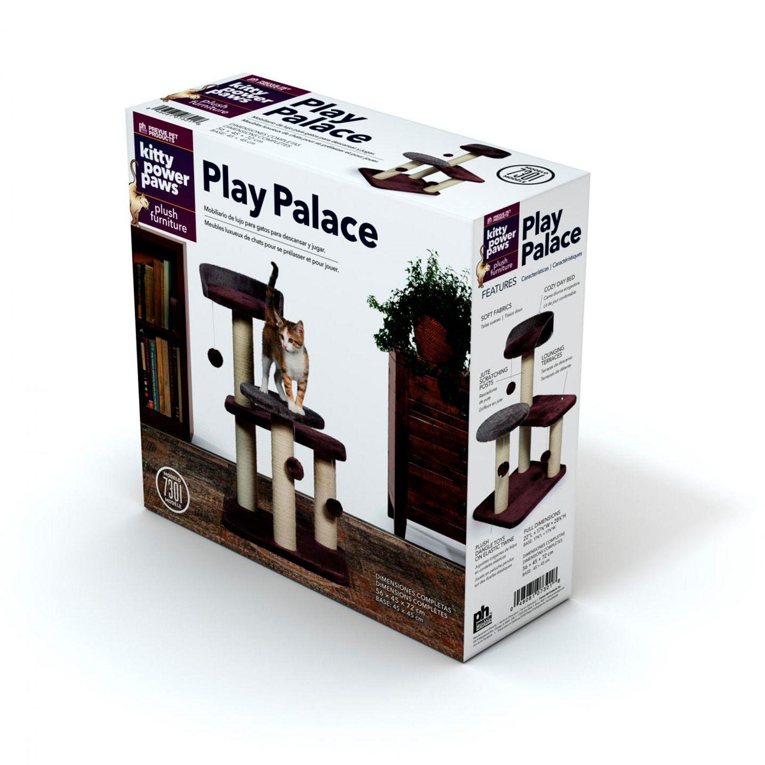 Rascador Gato Play Palace 3 Niveles PREVUE-3