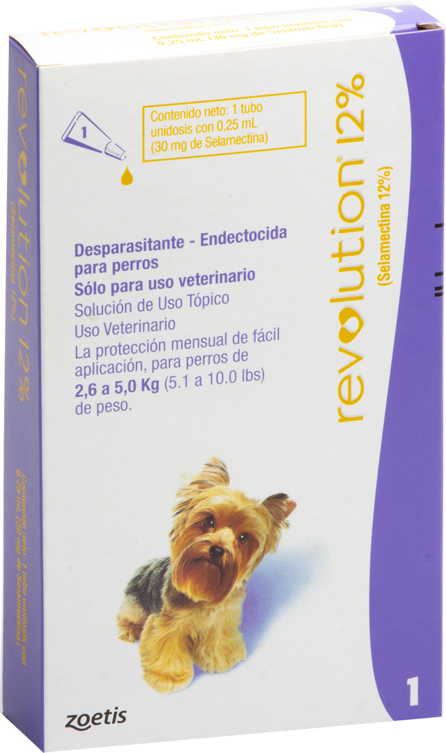Revolution 12% - 0.25 ML Perro (2,6 - 5 KG)-0