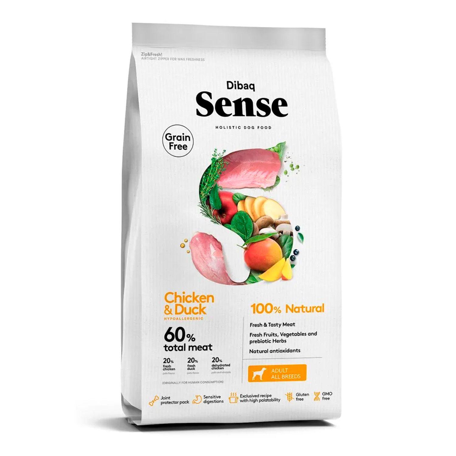 ALIMENTO PERRO ADULTO POLLO & PATO 2 KG SENSE-0