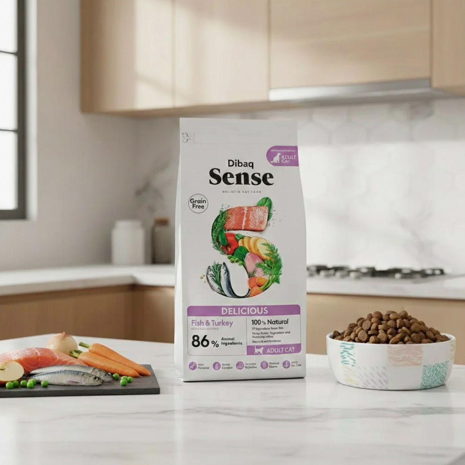 ALIMENTO GATO ADULTO PESCADO & PAVO 1,5 KG SENSE-2