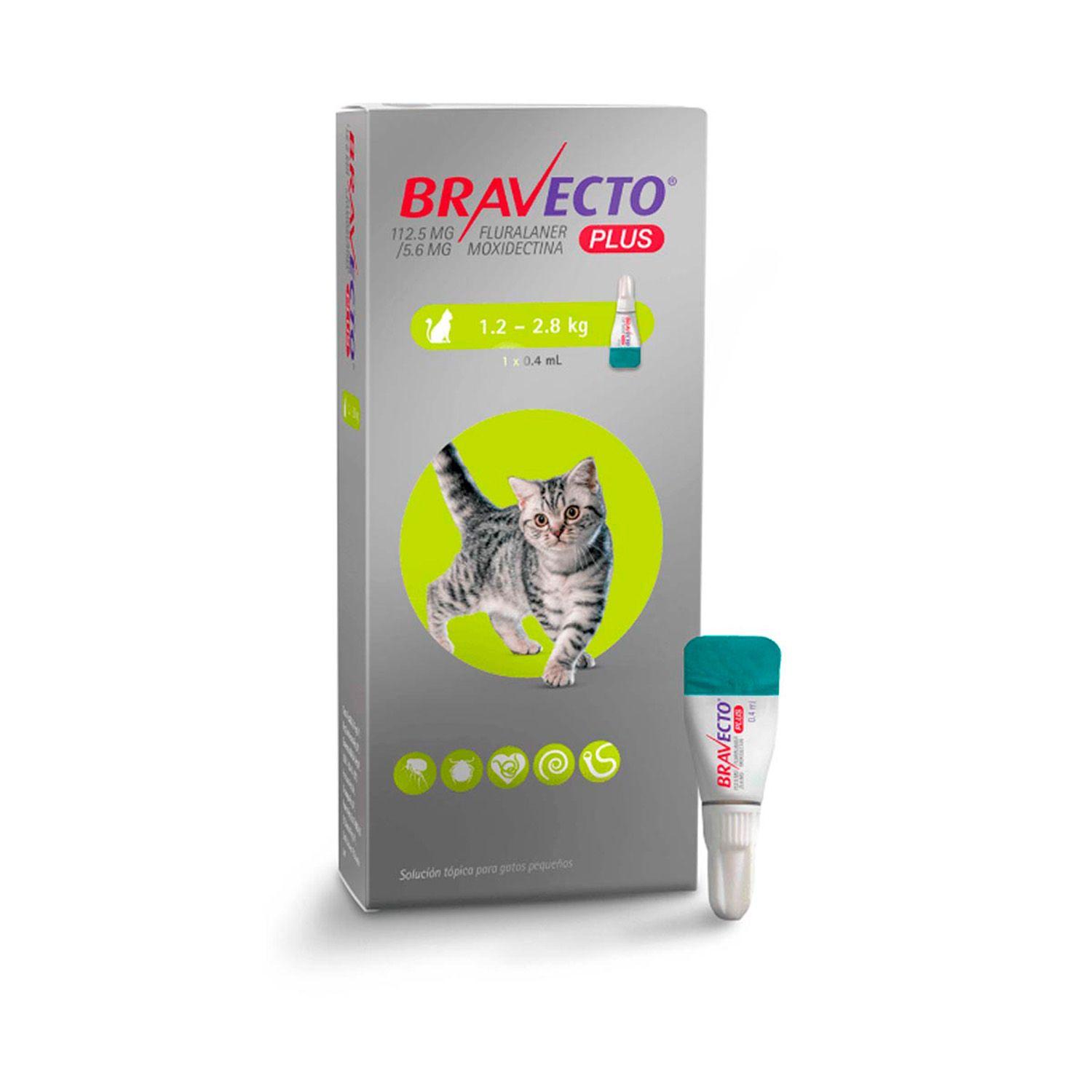 Bravecto Gatos Plus 112,5 MG (1,2-2,8 KG)-3