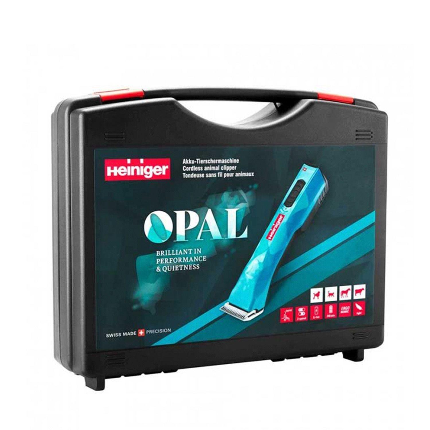 Maquina Clipper Heiniger Opal Celeste Profesional 2 Baterias-7