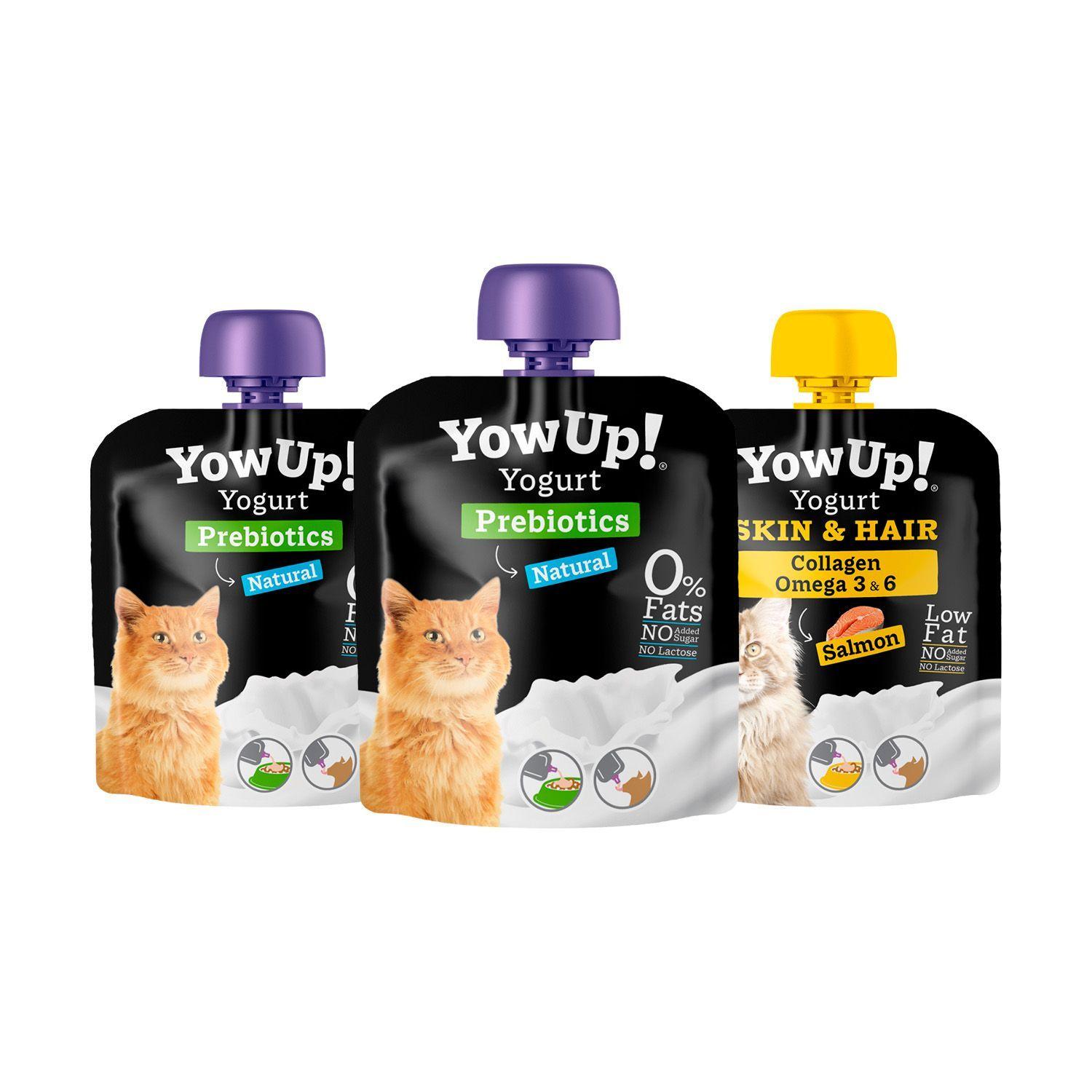 Pack X3 Yogurt para Gato Yow Up Natural-Skin&Hair-2