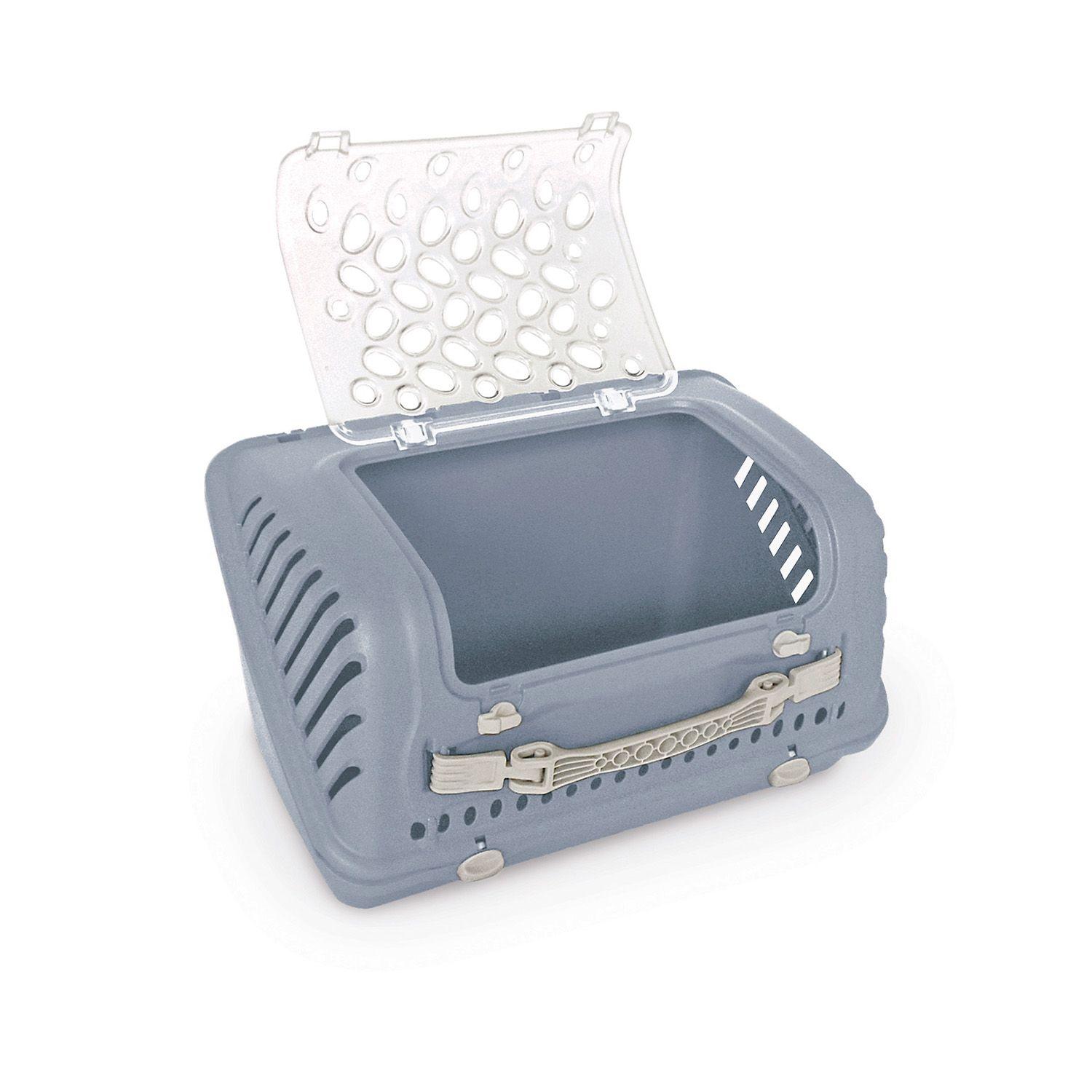 Bolso Transporte de Mascotas P-Bag con correa Gris Opaco MPS-2
