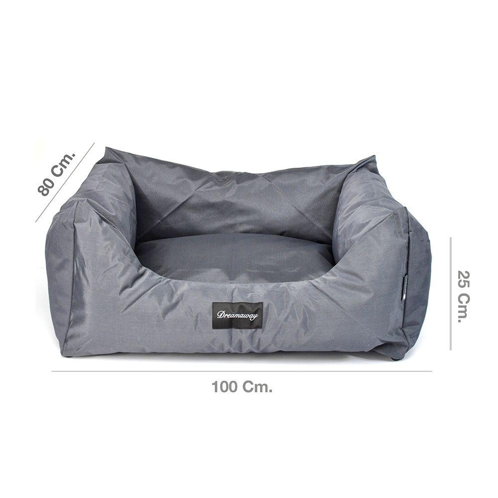 Cama mascotas Dreamaway Boston Gris XL 100cm-1