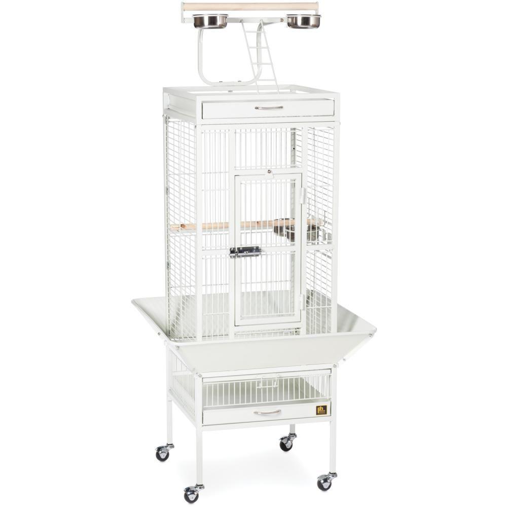 Jaula Aves Premium Blanca M/L Charcoal-0