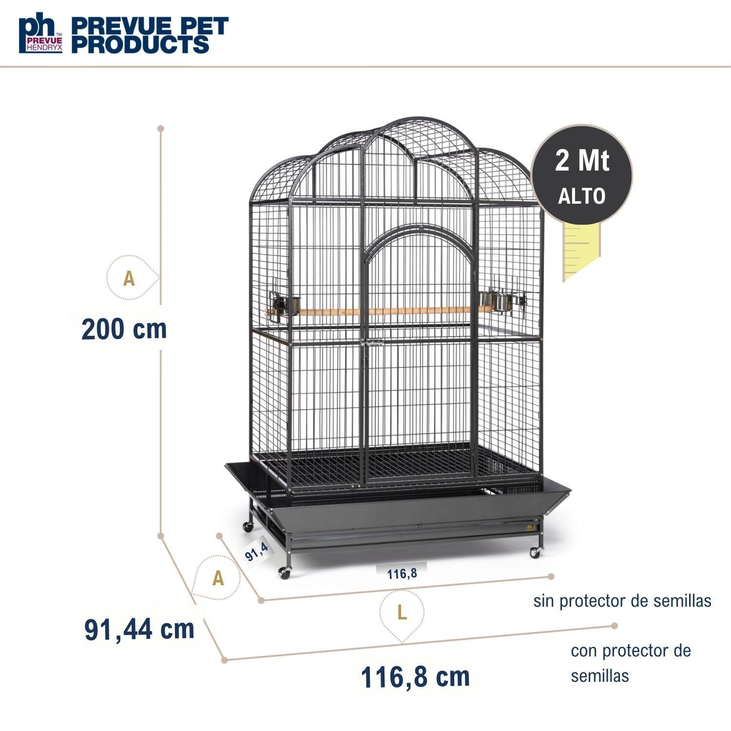Jaula Premium Aves Guacamayos(200 X 91.44 X 116.8 CM)PREVUE-1