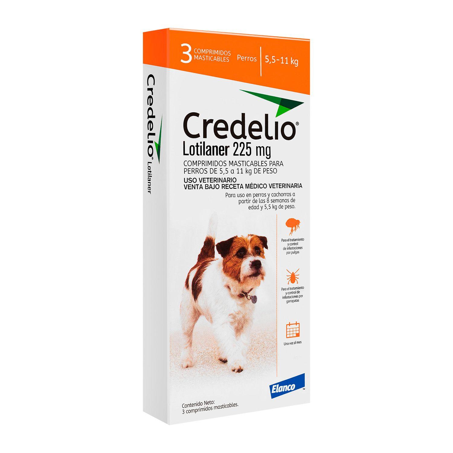 Antiparasitario Perro Credelio 225mg X3 (5.5 a 11kg)-0
