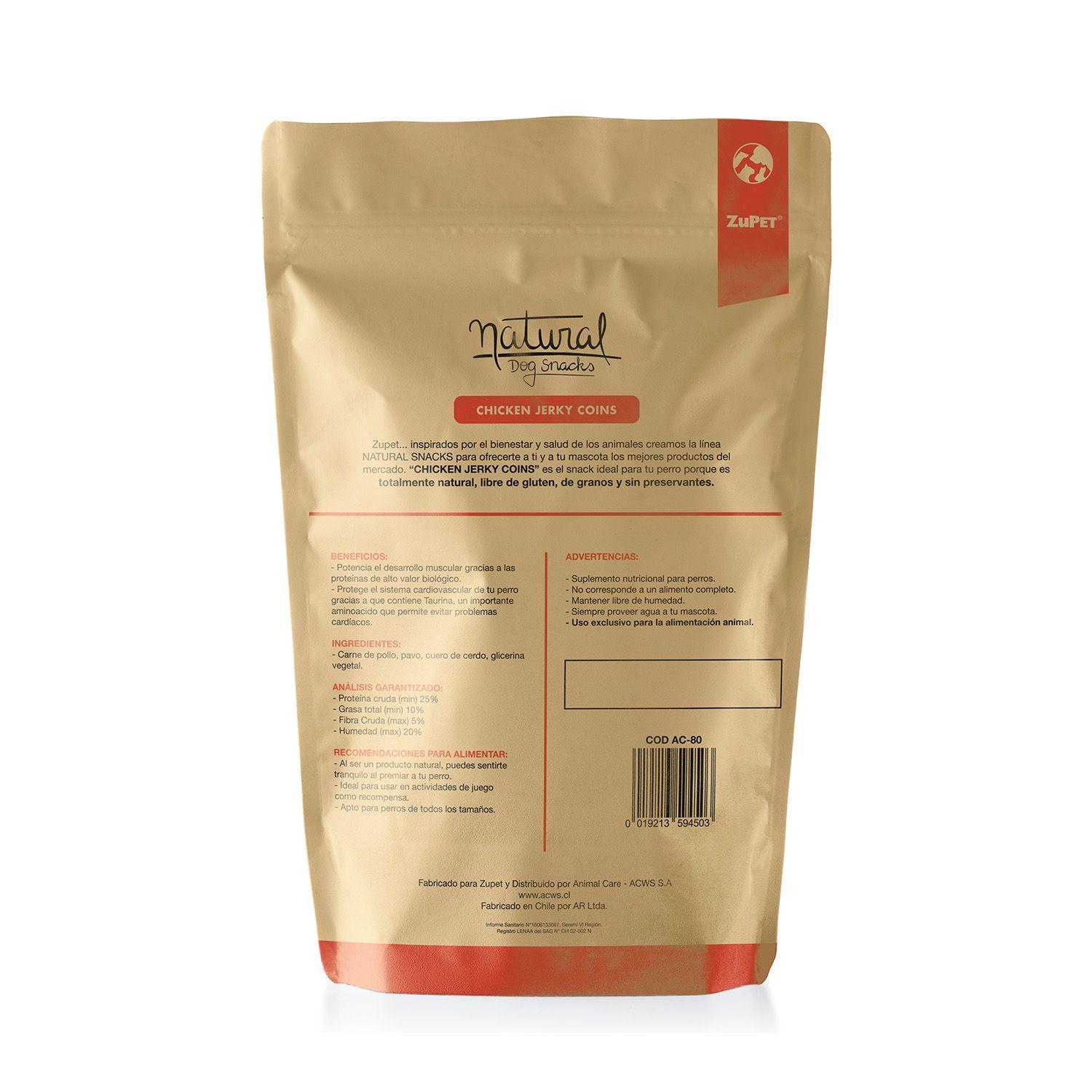 Natural Dog Snack Chicken Jerky Slices 100gr Pack X3-2
