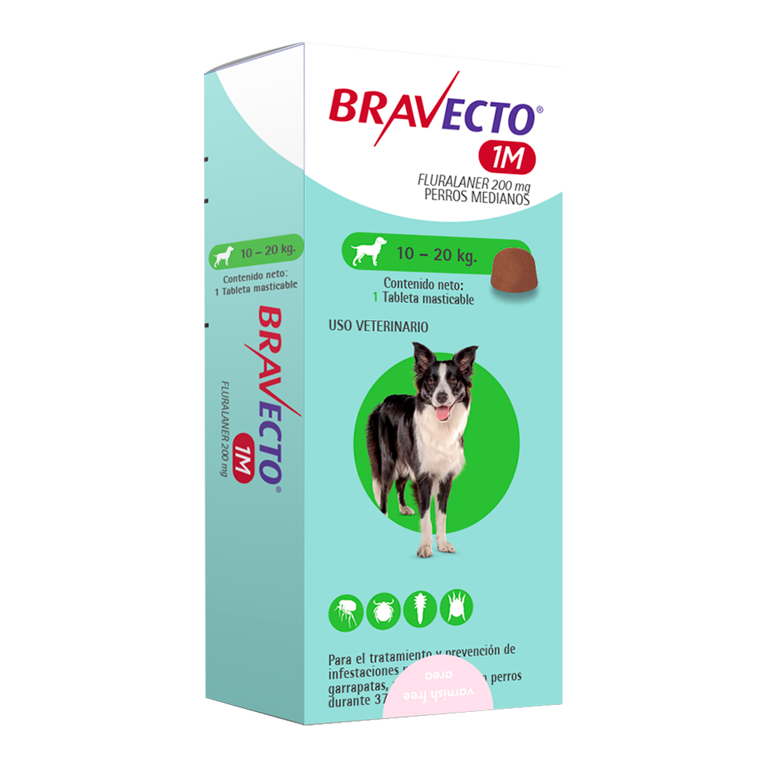 Bravecto Perros 1M 200 MG (10-20 KG)-2