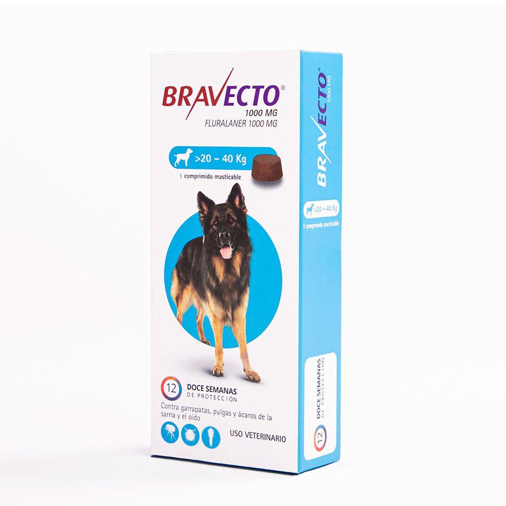 Bravecto Anti-parasitario Perros 1000 MG 20-40 KG-0