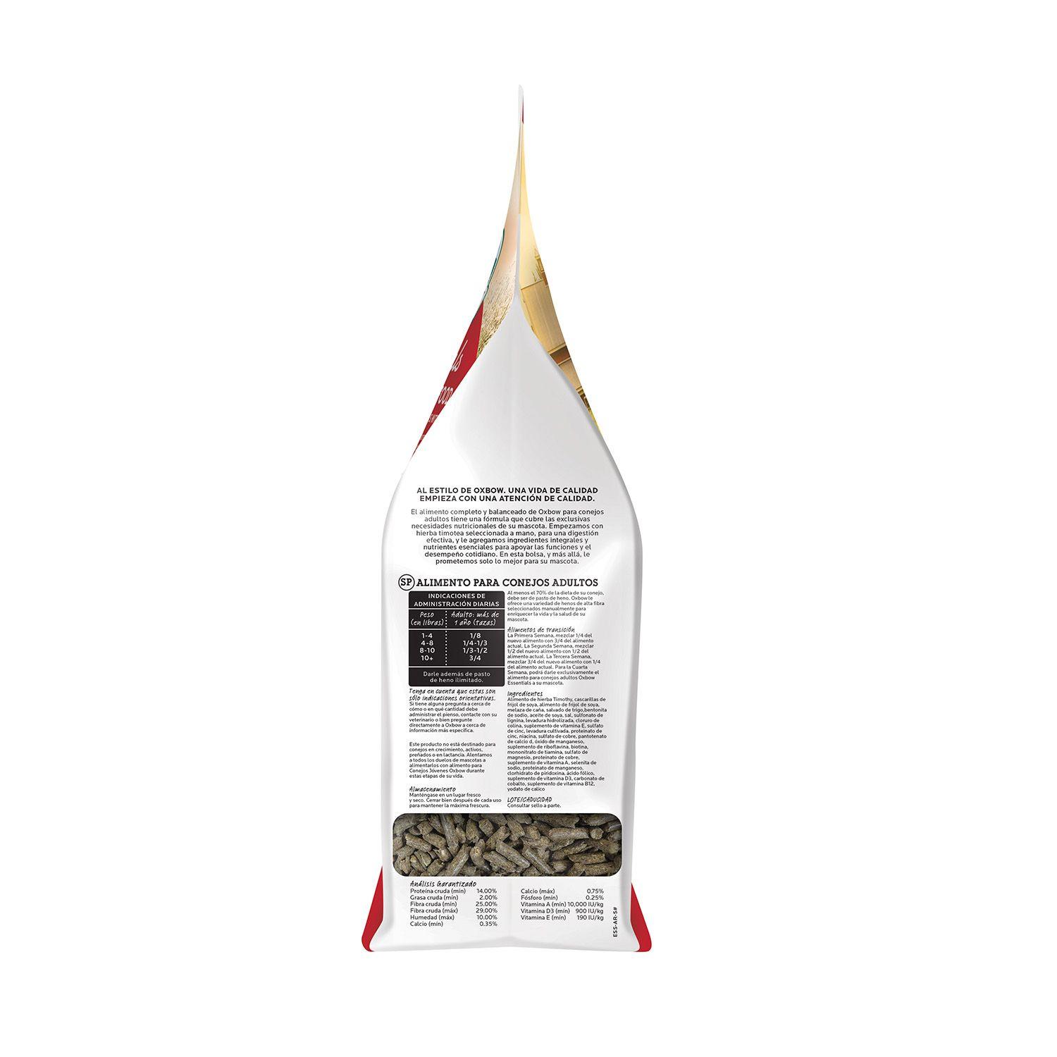 Alimento Oxbow Essential Adult Rabbit Diet 2.25Kg-2