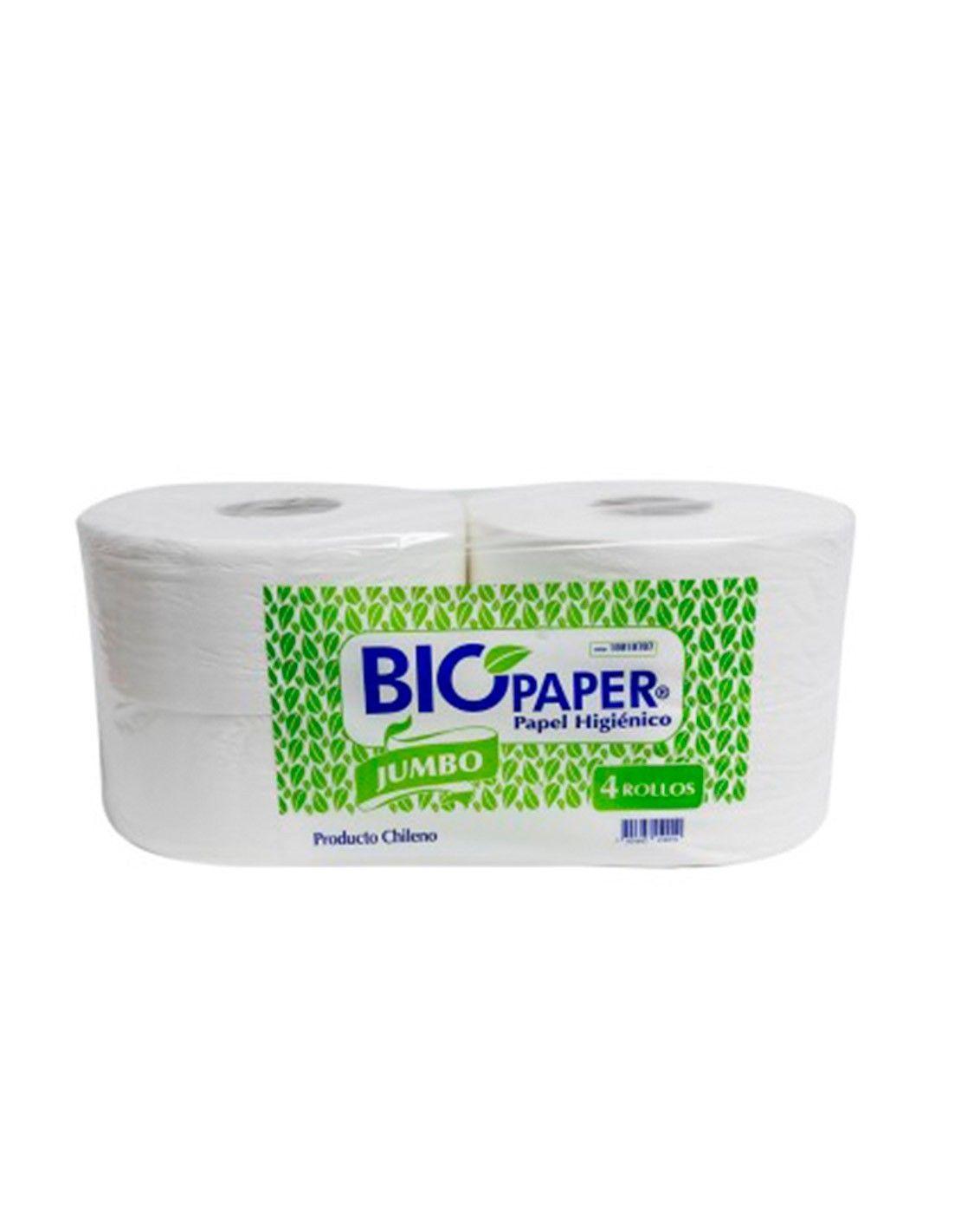PAPEL HIGIÉNICO JUMBO BIOPAPER H/S 4x500mts-0