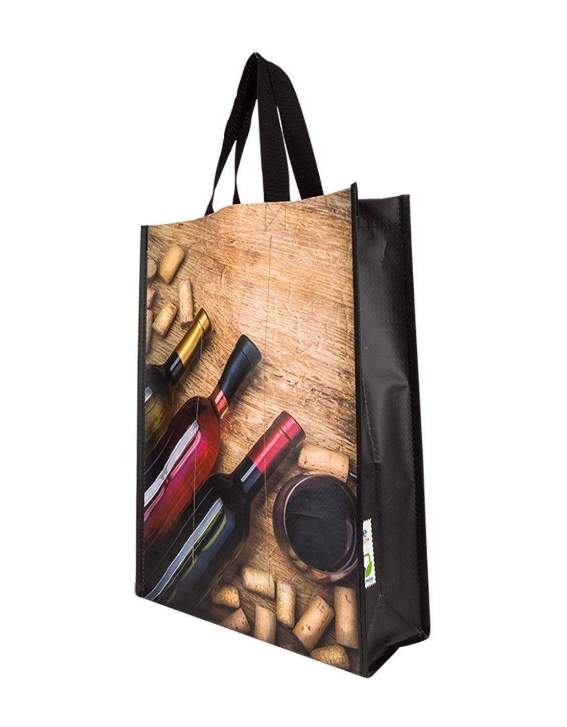 BOLSA ECOLÓGICA BIOPAPER COLECCIÓN VINOS 3 BOTELLAS 30x40x11-0