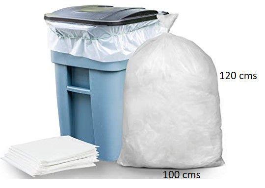 BOLSA DE BASURA 100x120 CARGA PESADA 1 UNIDAD TRANSPARENTE-0