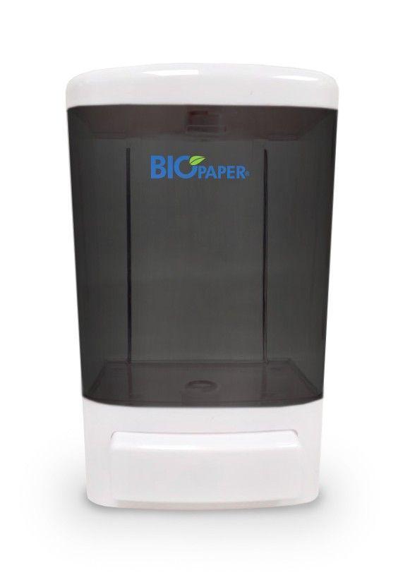 Dispensador de Jabón Acrílico Negro BIOPAPER con llave-0
