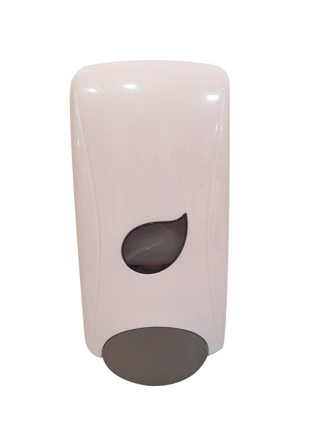 DISPENSADOR JABON ESPUMA 1200 ML BLANCO HOJA-0