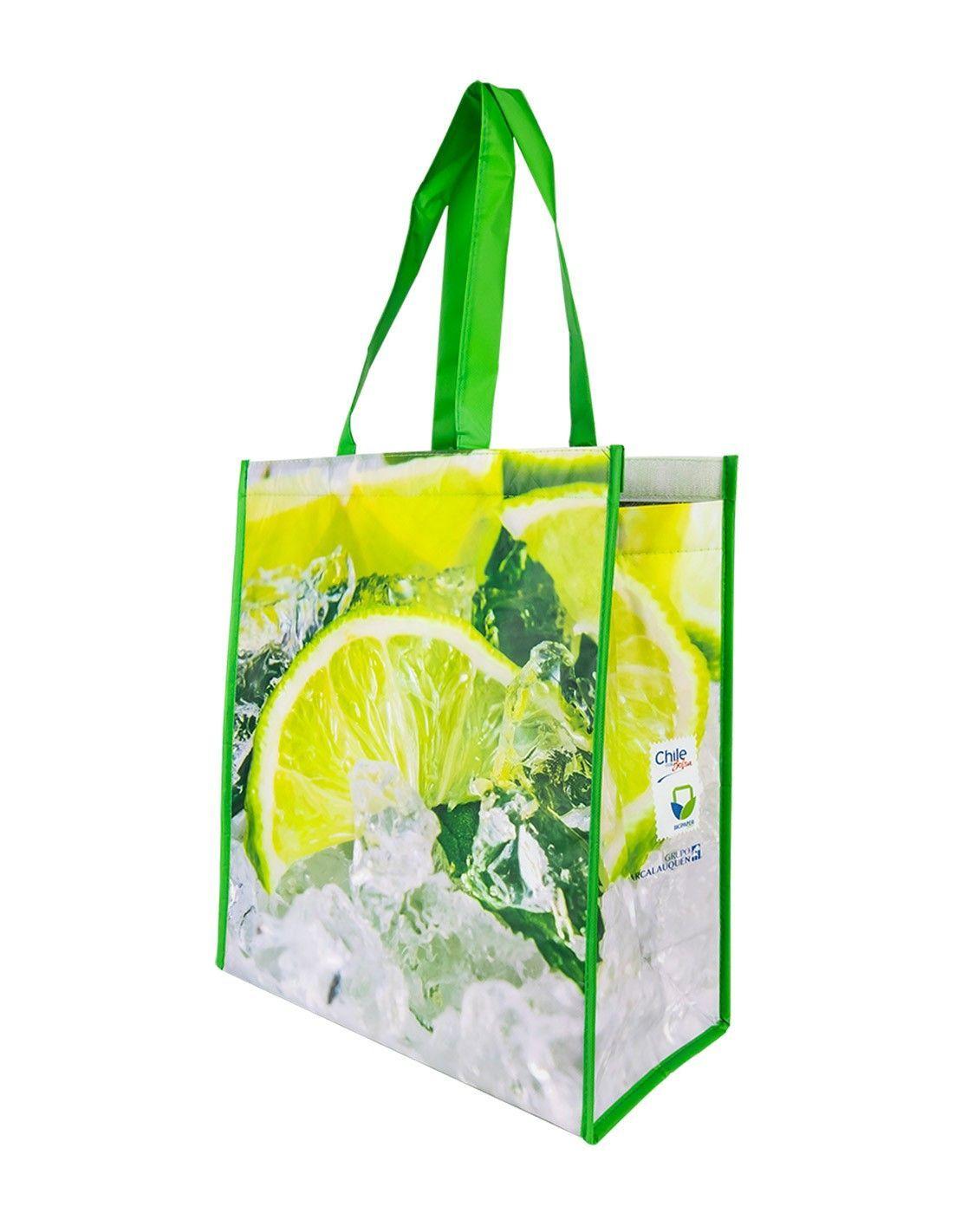 BOLSA ECOLÓGICA BIOPAPER COLECCIÓN COOLERS LIMA 35X40X18-0