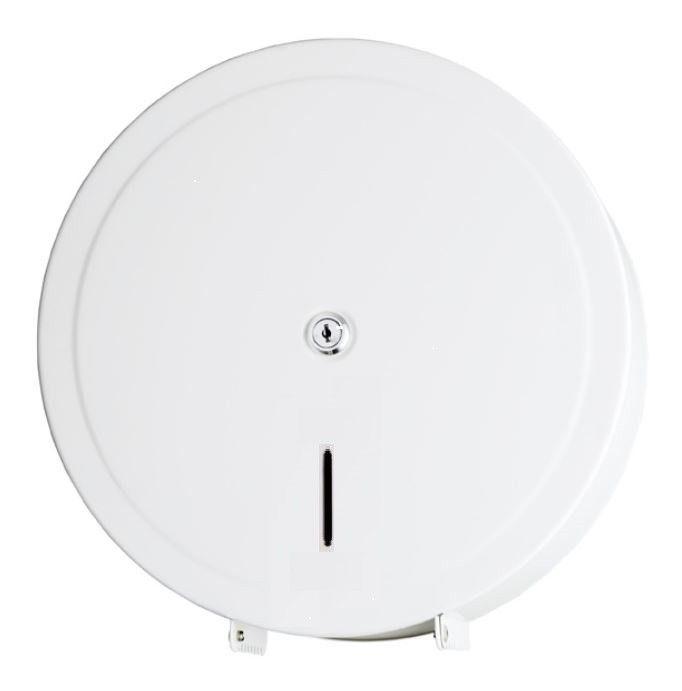 DISPENSADOR PAPEL HIGIENICO JUMBO METAL BLANCO BIOPAPER-0